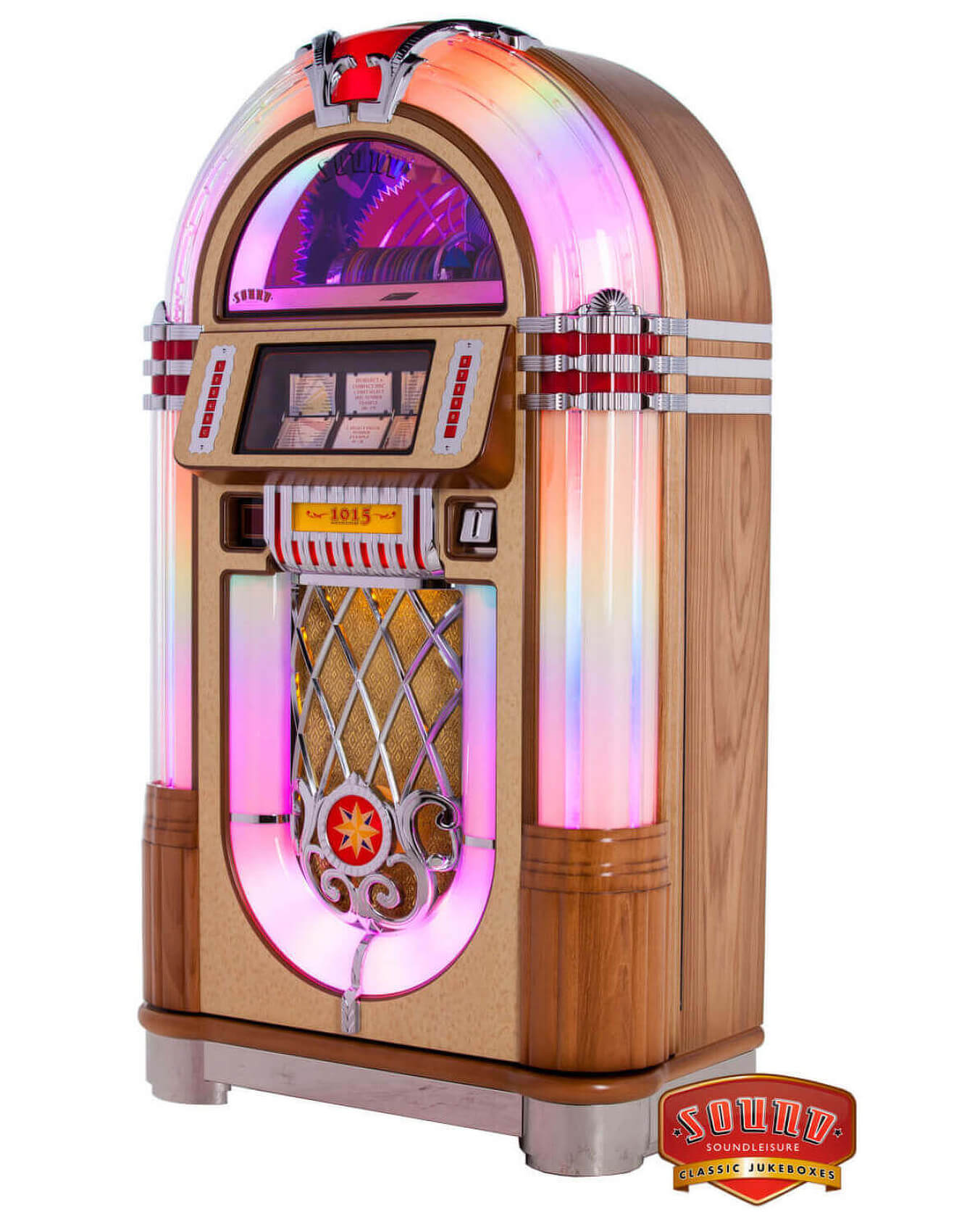 sound jukebox leisure cd slimline jukeboxes 1015 standing sl15 libertygames games overview