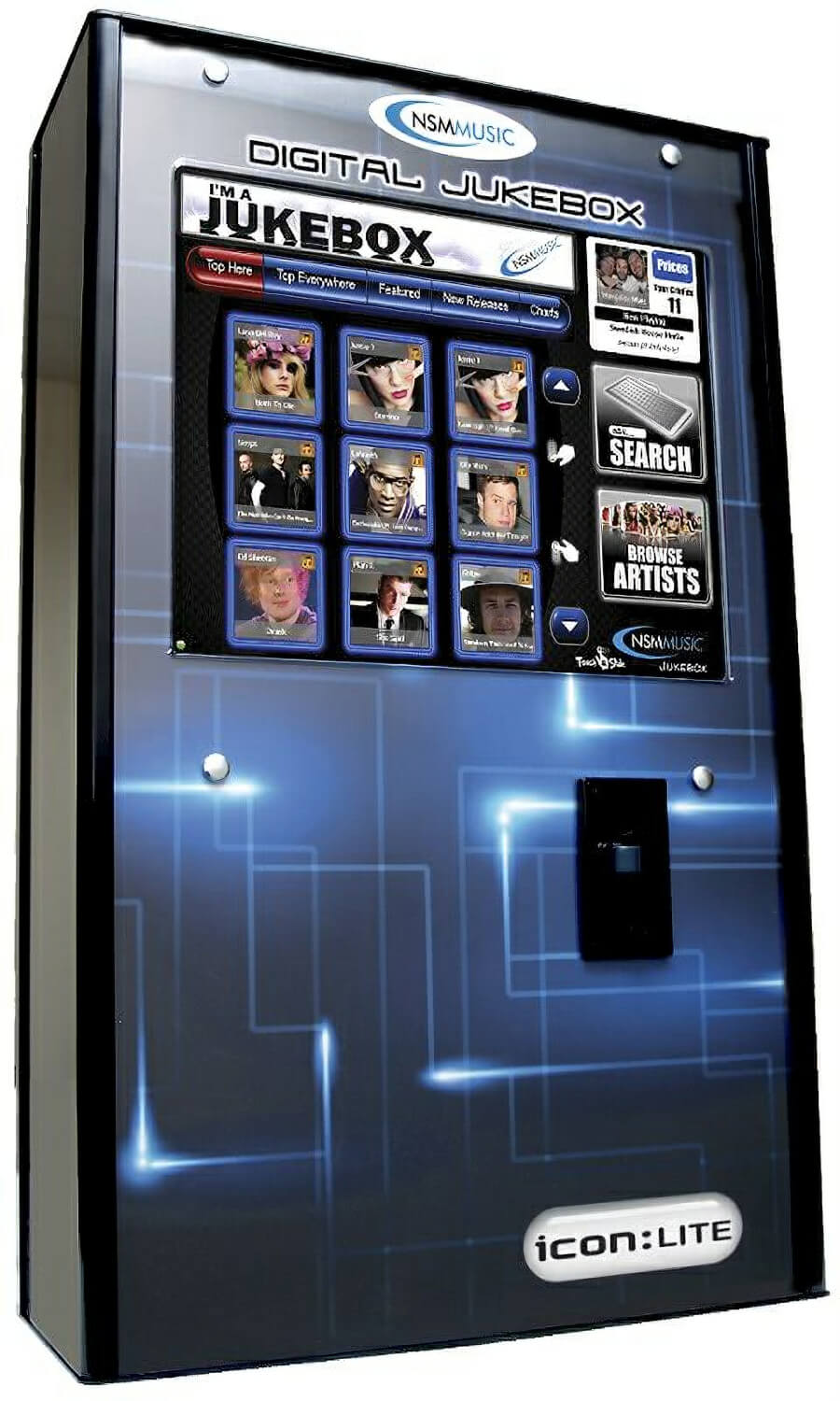 NSM Music Icon: Lite Digital Jukebox | Liberty Games