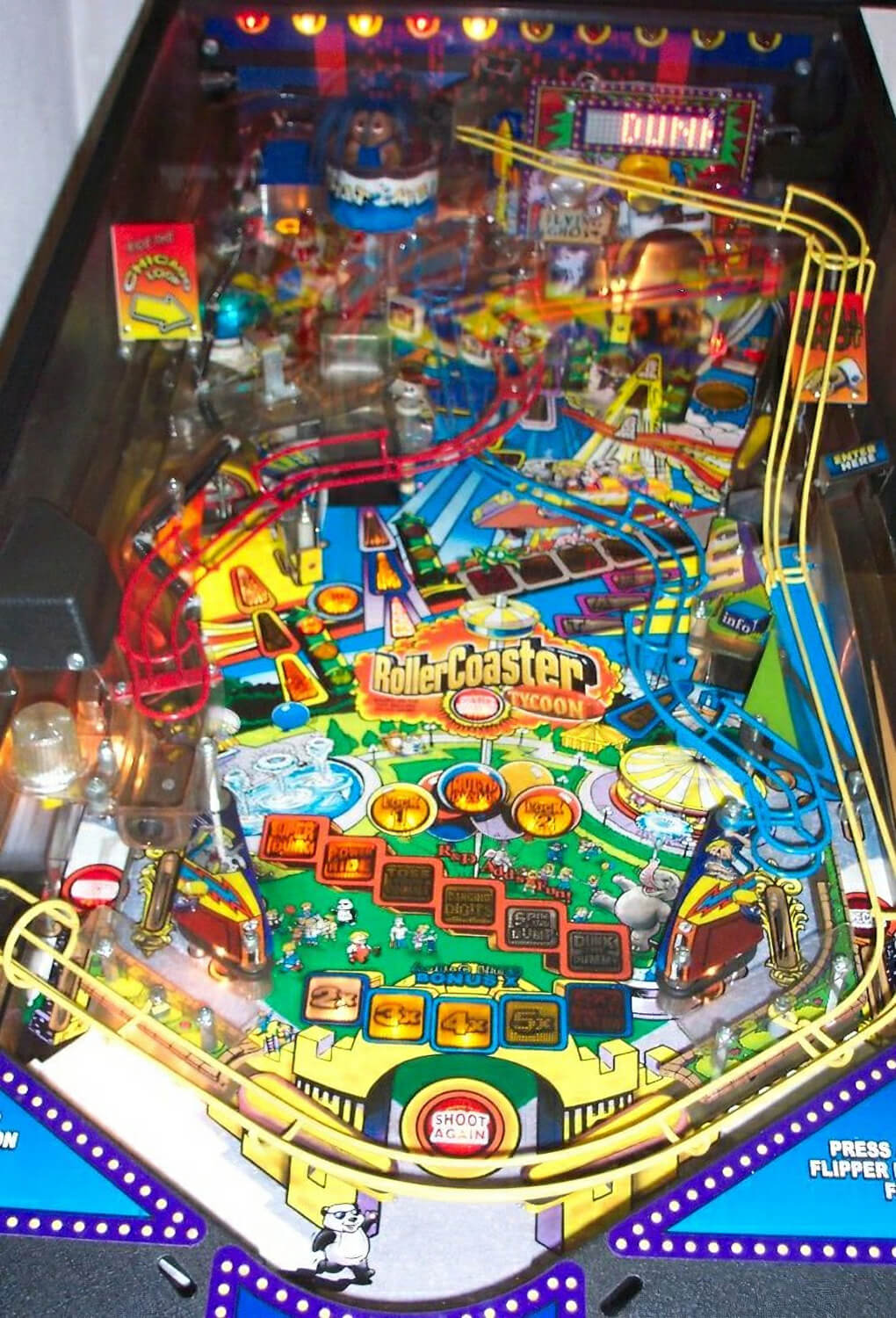 Rollercoaster Tycoon Pinball Machine | Liberty Games