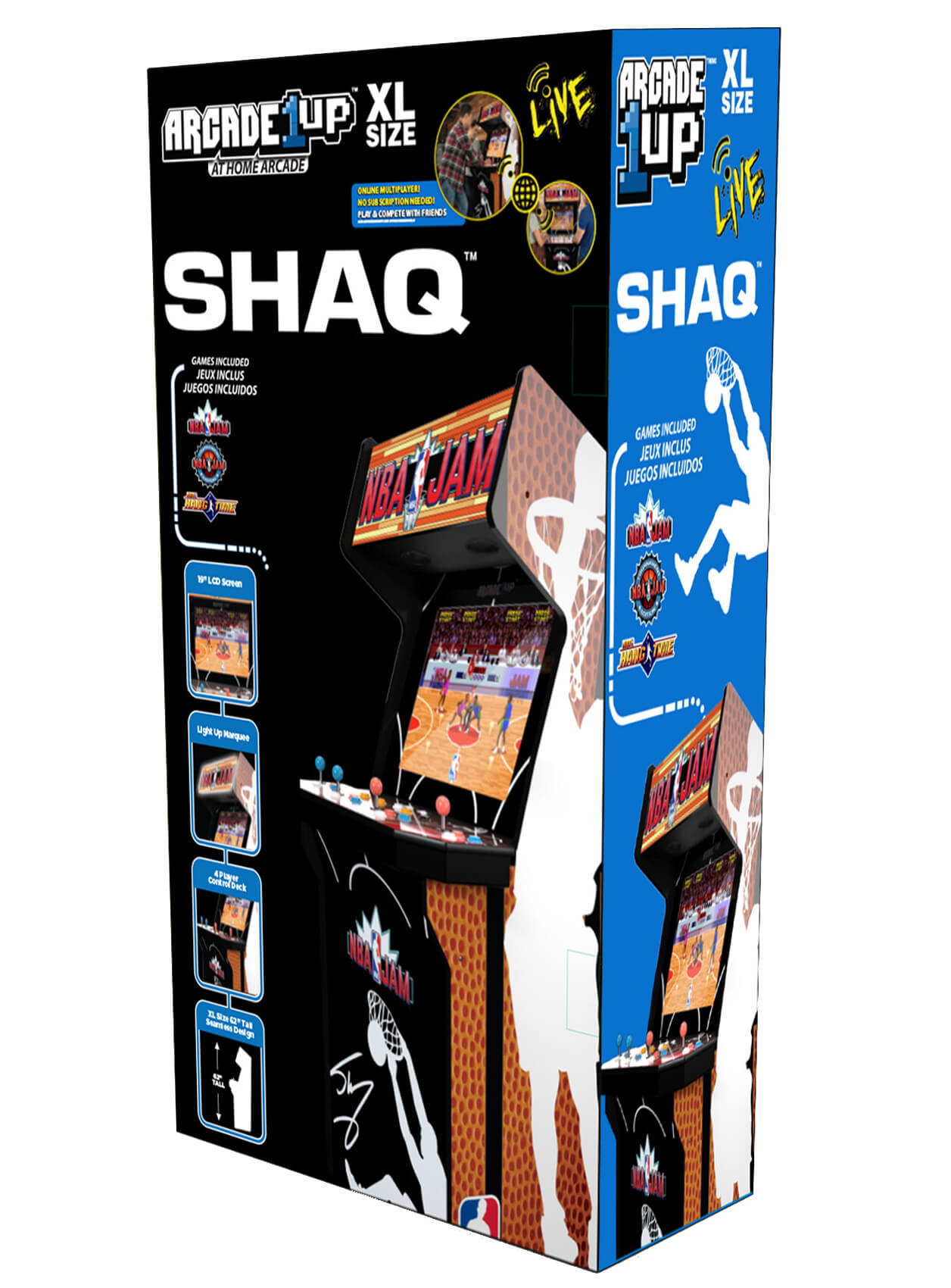 Arcade1Up NBA JAM Shaq Edition Arcade Machine Liberty Games