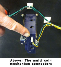 Arcade Multi Coin Mechanism Connectors