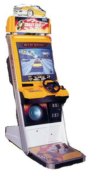 crazy taxi arcade machine