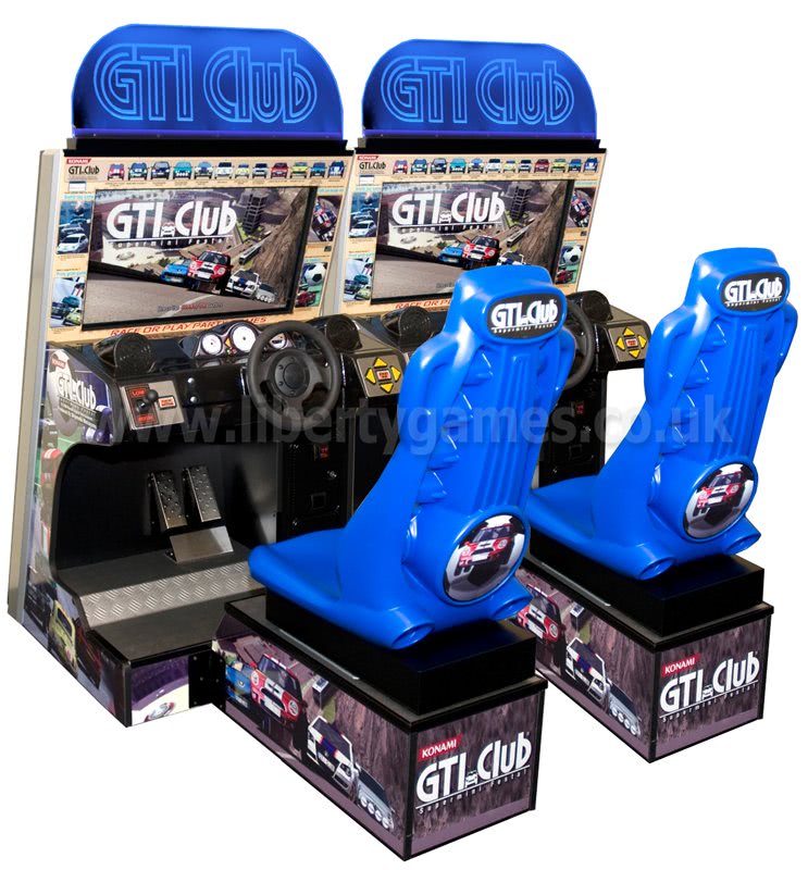 Konami GTI Club Supermini Fiesta! Twin Arcade Machine | Liberty Games