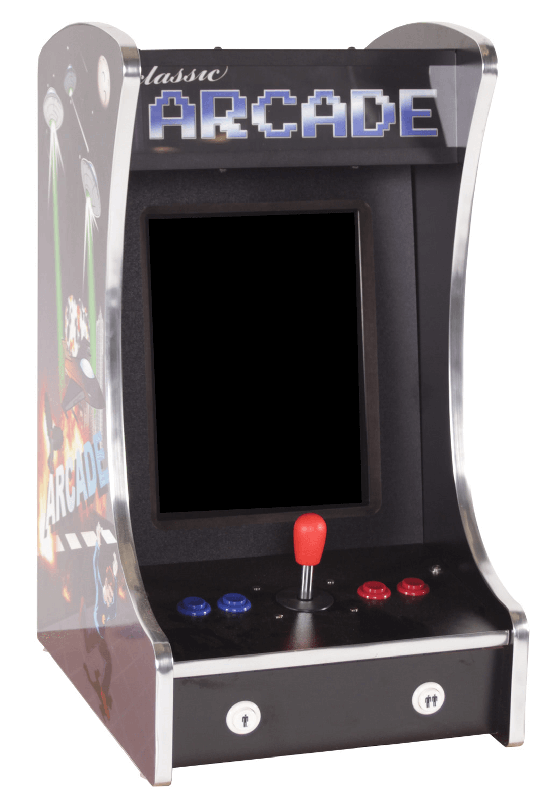 Cosmic 80s Mini Multigame Bartop Arcade Machine | Liberty Games