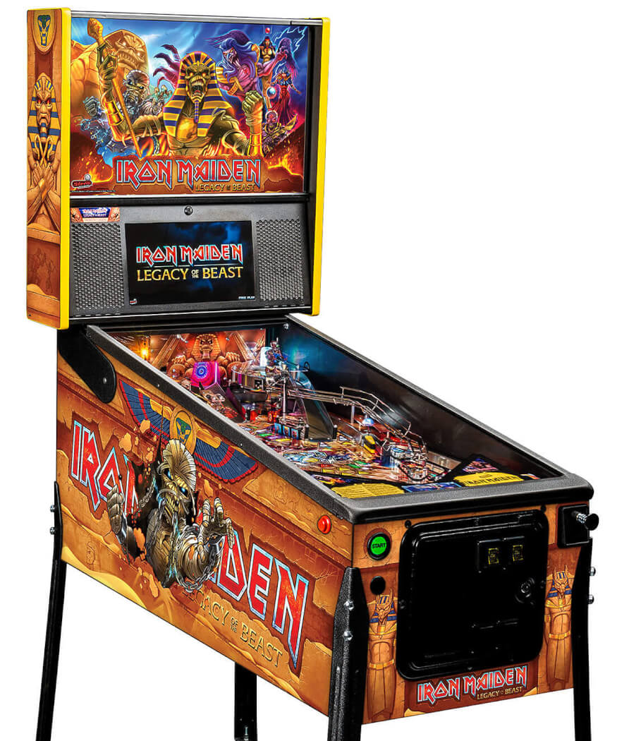 Iron Maiden Legacy Of The Beast Premium Pinball Machine