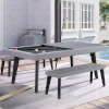 Pureline California Outdoor/Indoor 7ft Slate Bed Pool Dining Table