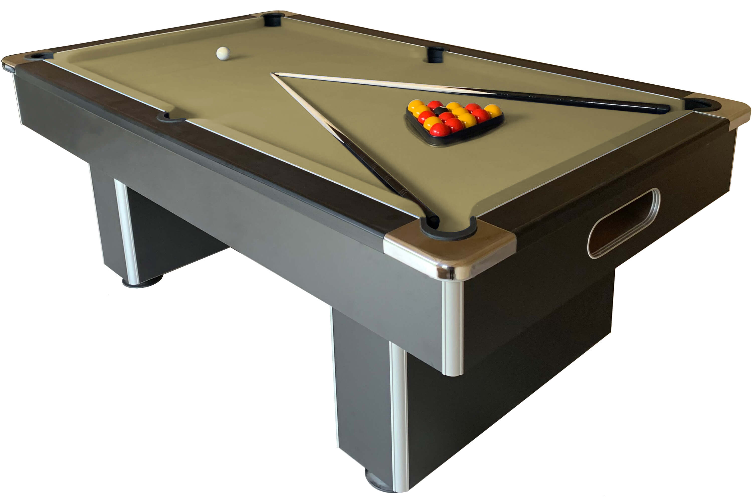 slate top pool table