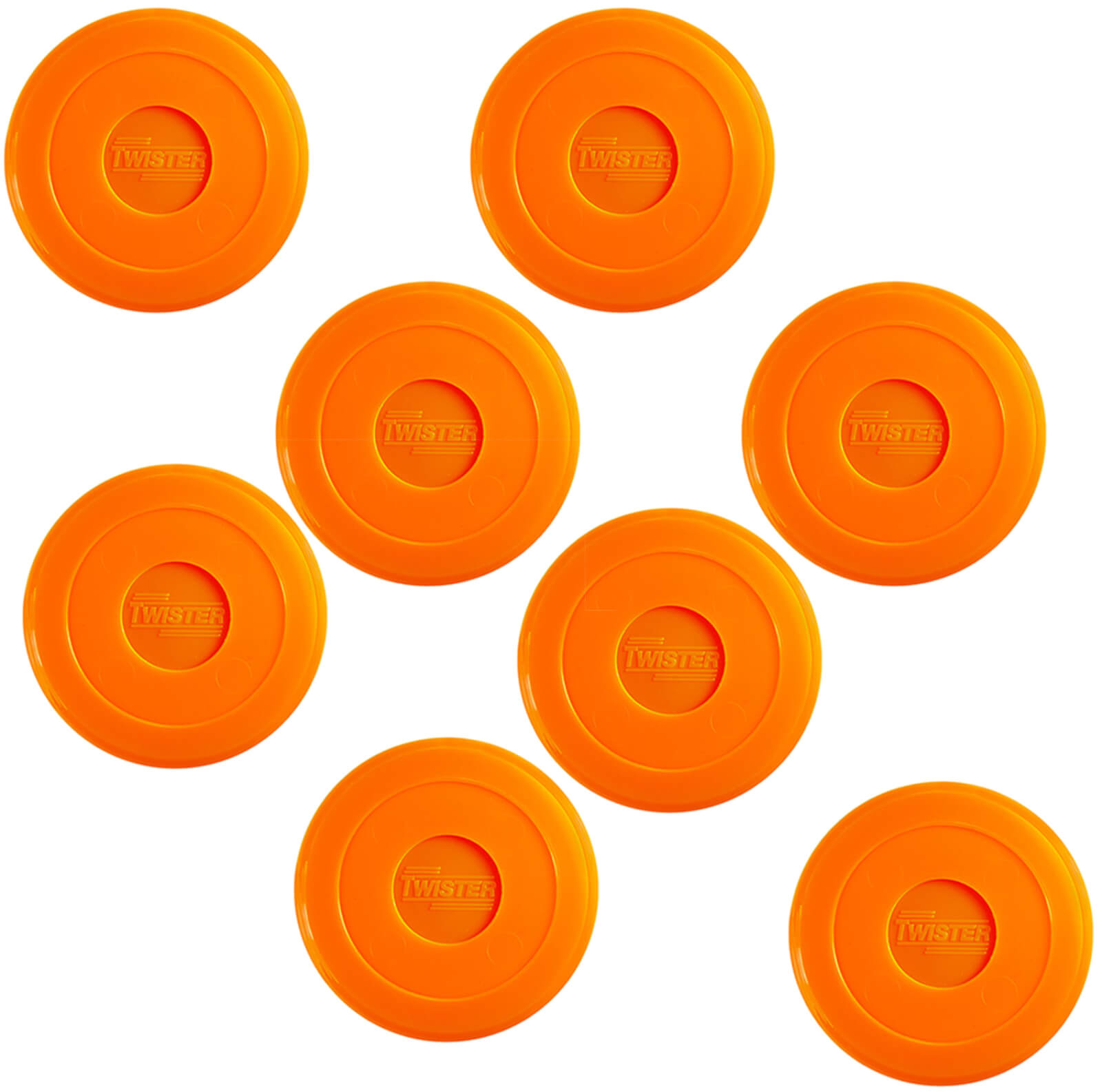 Twister 70mm Orange Air Hockey Puck (30-0070) | Liberty Games