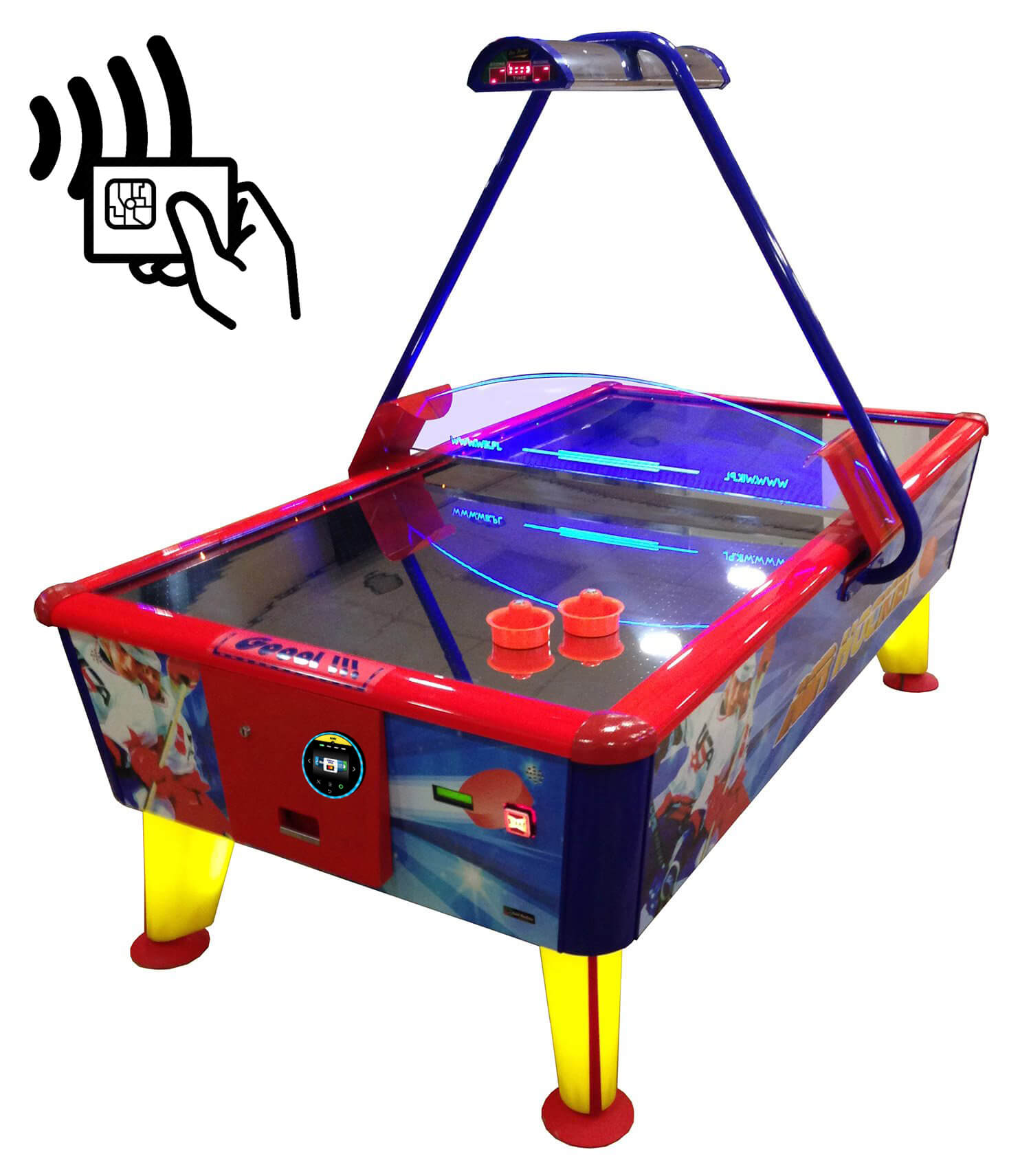 Wik Gold Commercial Air Hockey Table Liberty Games