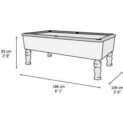 Monarch Pool Table - 6 ft, 7 ft, 8 ft | Liberty Games