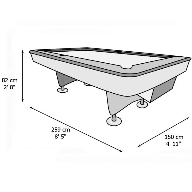 PureLine LA Pro American Slate Bed Pool Table | Liberty Games