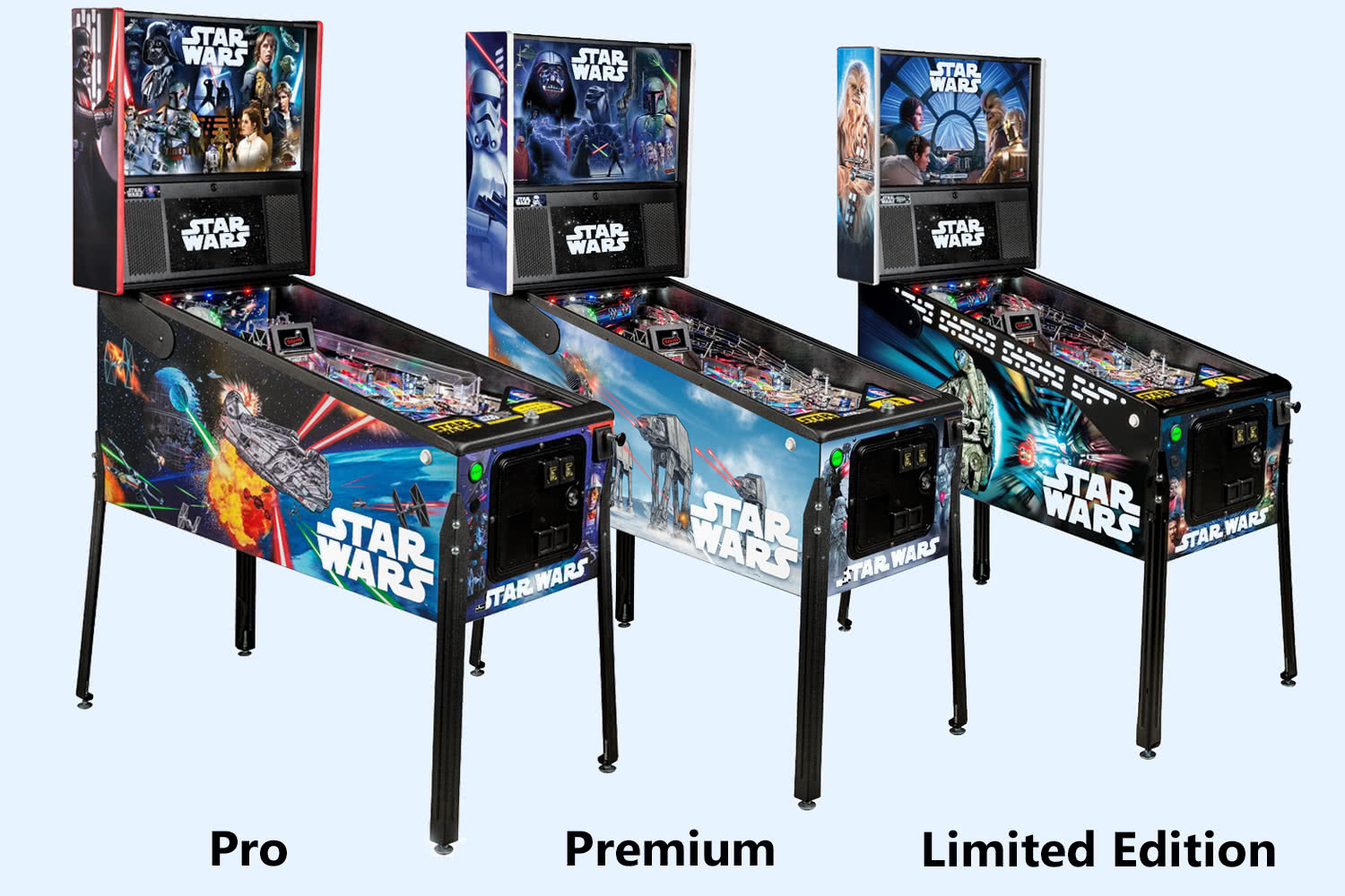 Stern Star Wars Premium Pinball Machine Liberty Games