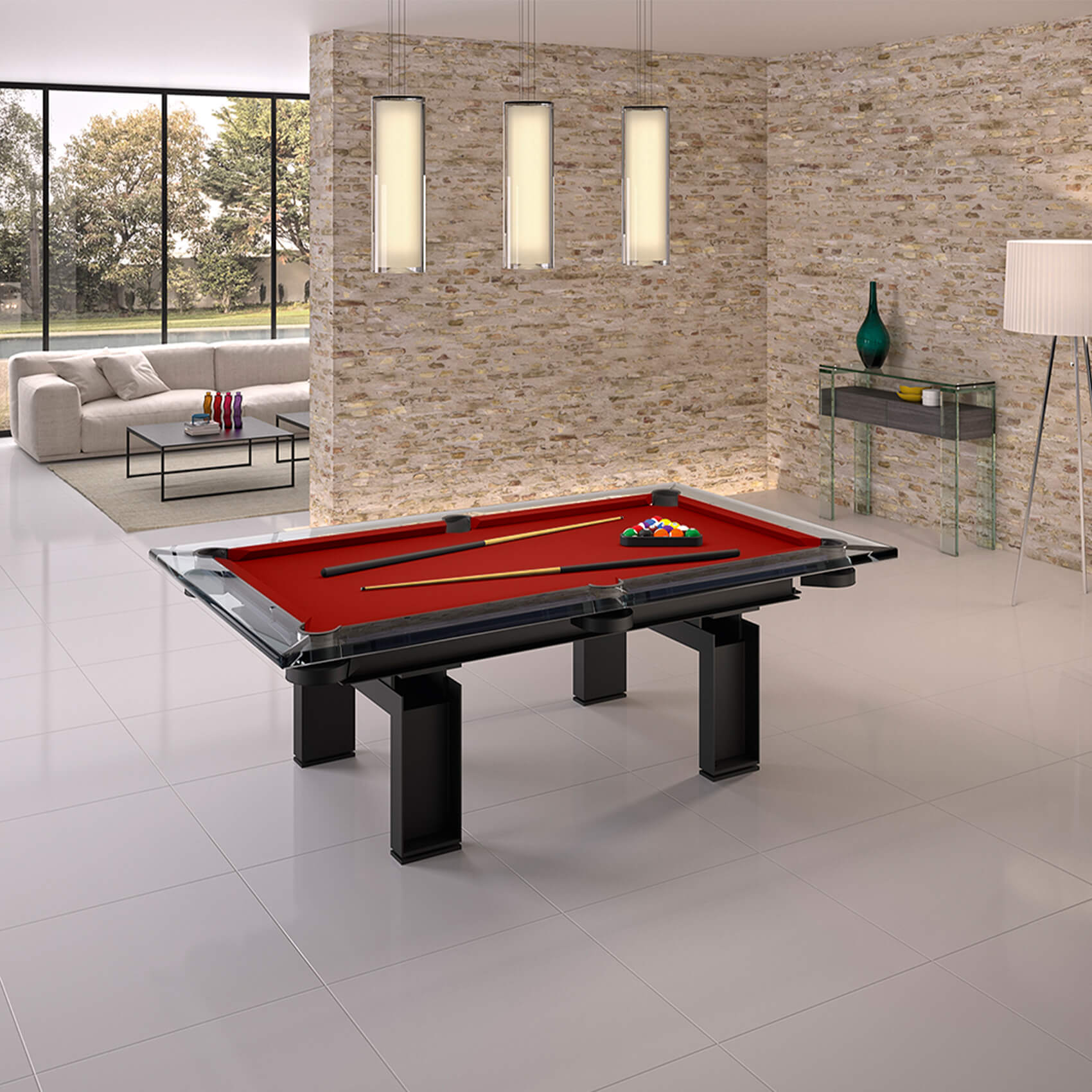 Kyoto Slate Bed Luxury American Pool Table | Liberty Games