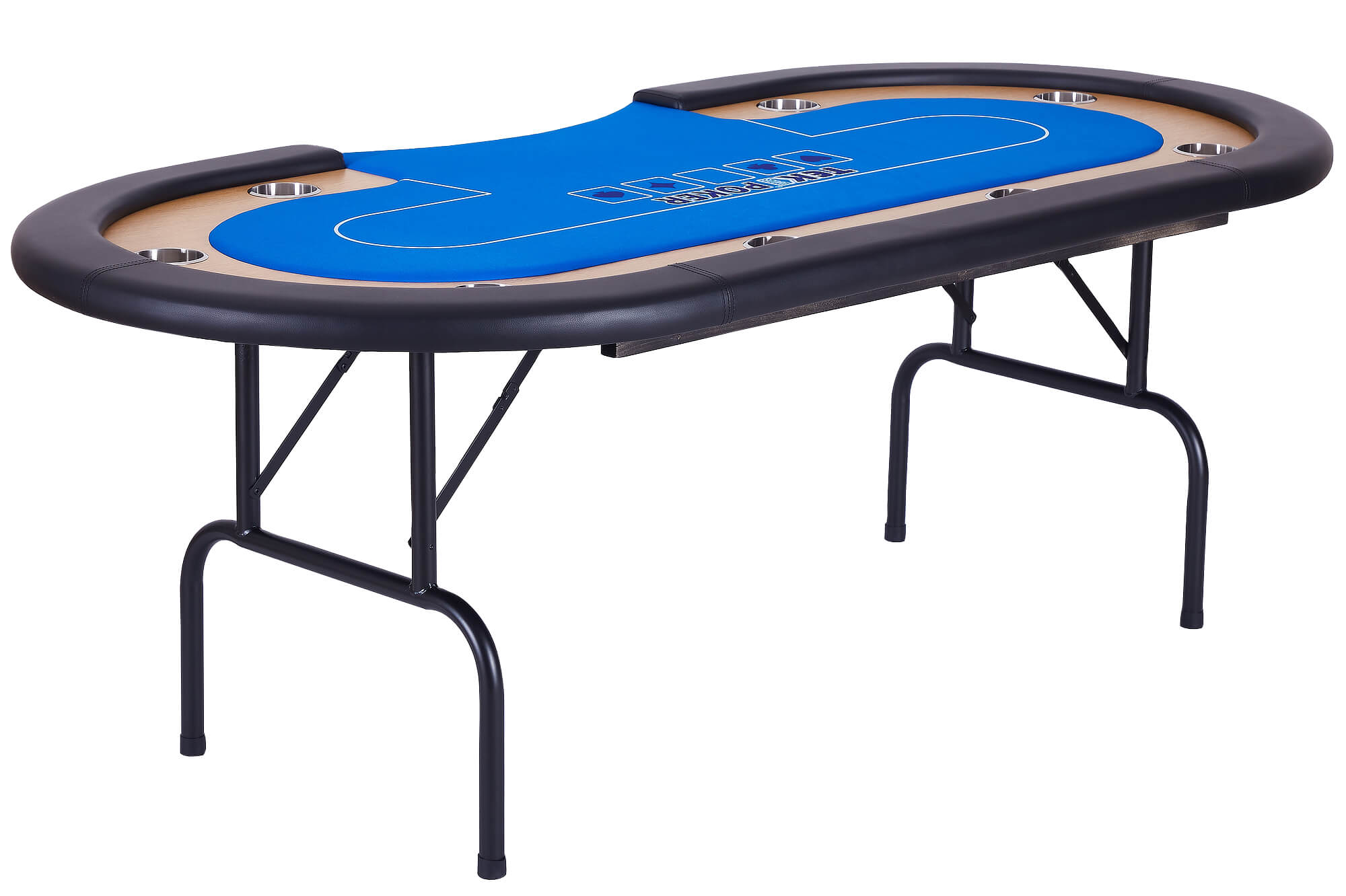 Tekscore Pro Folding Leg 7ft Poker Table With Dealer Position