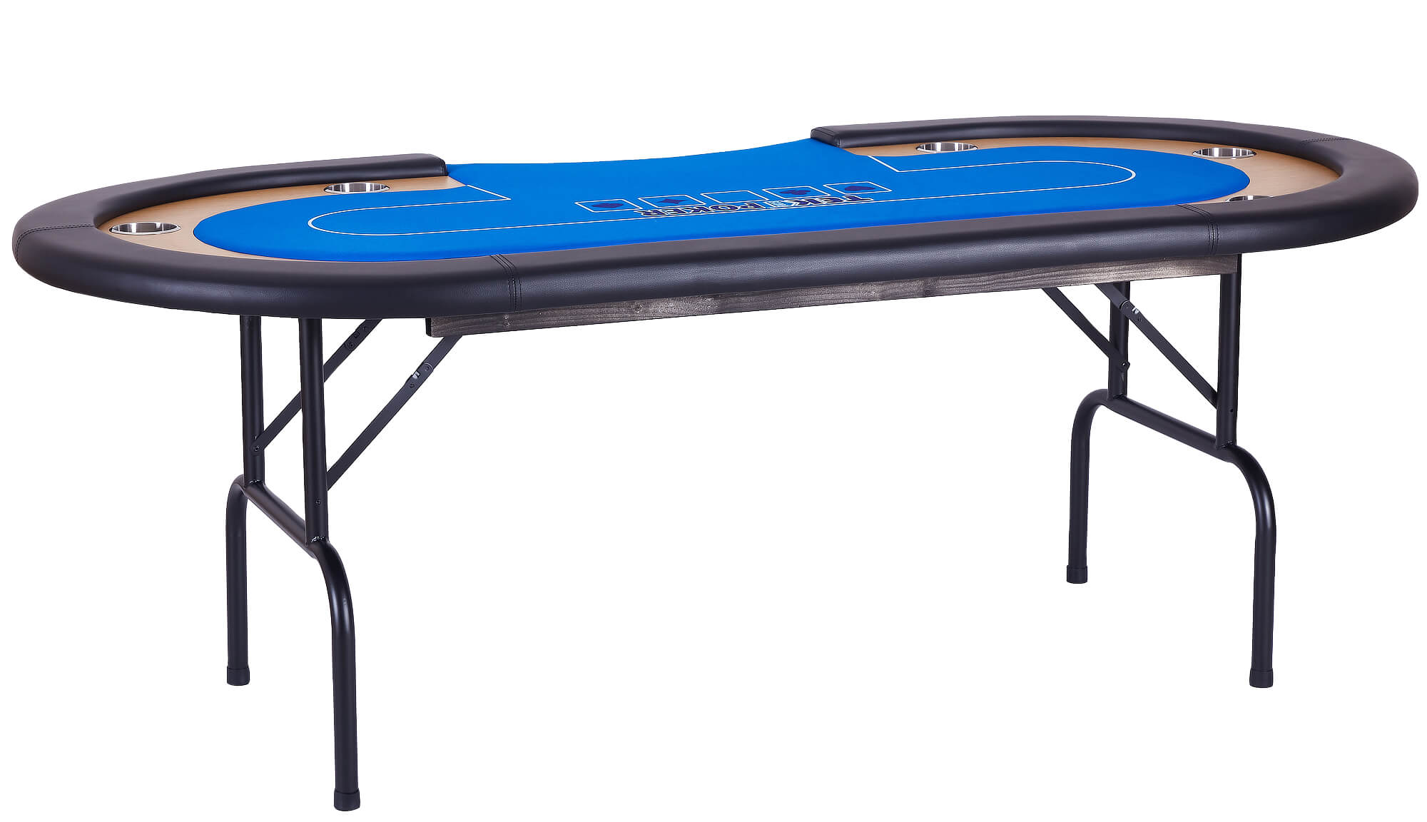 Tekscore Pro Folding Leg 7ft Poker Table With Dealer Position