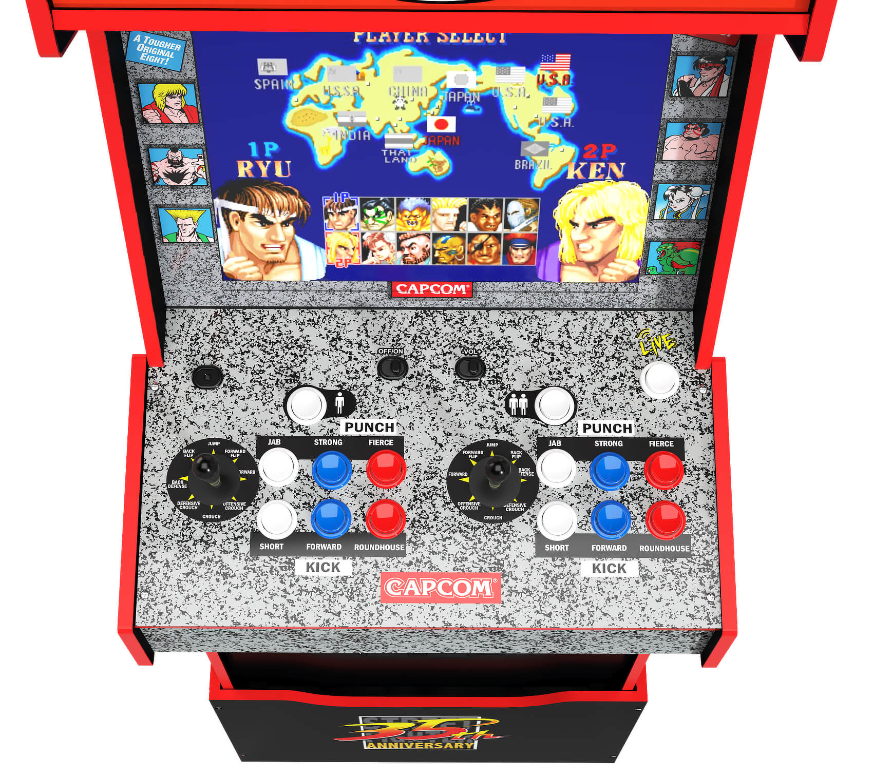 Arcade1up Street Fighter Ii Turbo Capcom Legacy Arcade Machine 8336