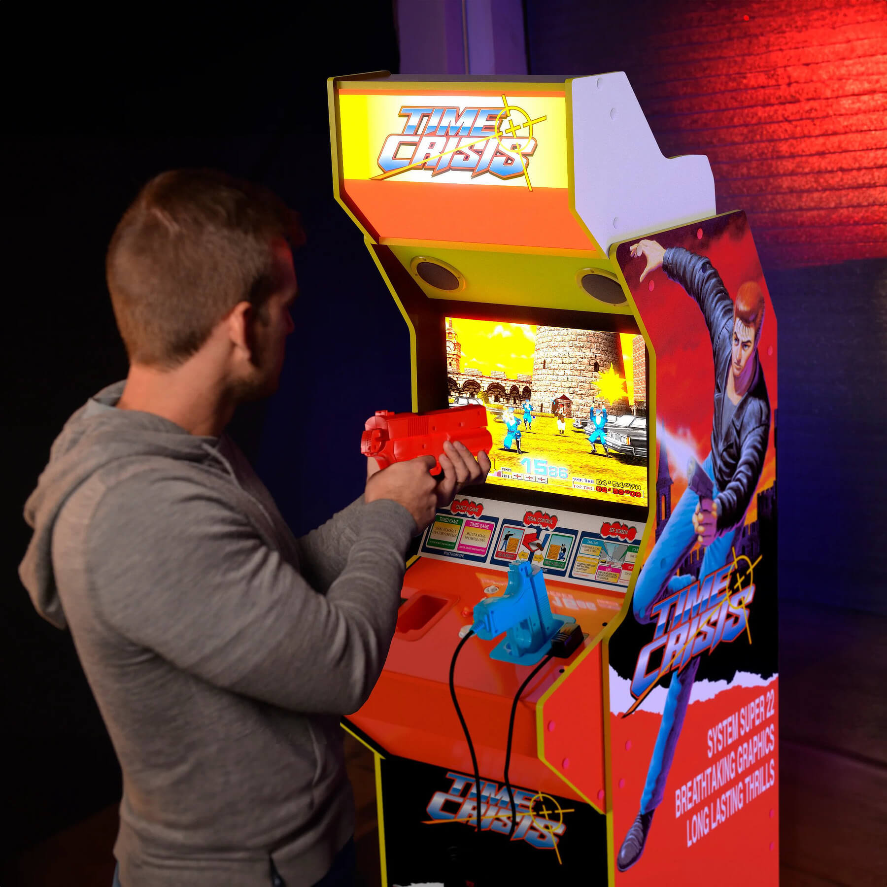 Arcade1Up Time Crisis Deluxe Multi Arcade Machine | Liberty Games